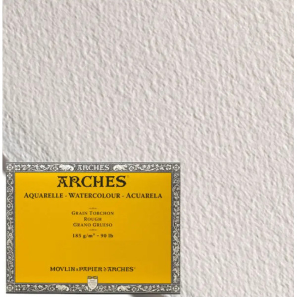 Альбом для акварели Arches Rough Natural White 185 г, 21x29,7 см, 15 листов