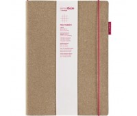 Блокнот Transotype Sense Book RED А4, 20,5х28,5 см, 80 г/м2, 135 листов, клетка