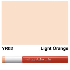 Заправка для маркерів COPIC Ink, YR02 Light orange Оранжевий світлий, 12 мл