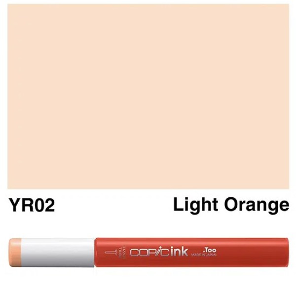 Заправка для маркерів COPIC Ink, YR02 Light orange Оранжевий світлий, 12 мл
