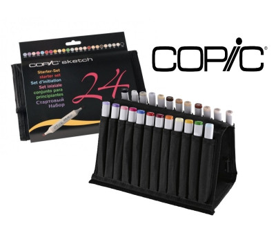 Copic набор маркеров Sketch Set в пенале 24 шт, 21075424 Copic