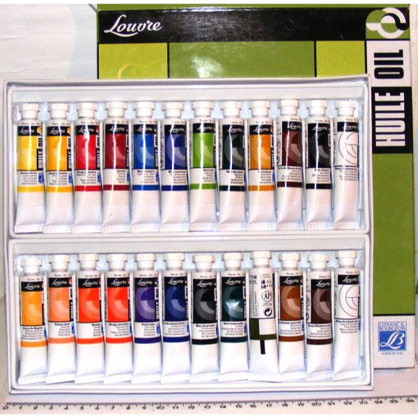 Олійні фарби набір Louvre Oil Set 24x10 мл 806915