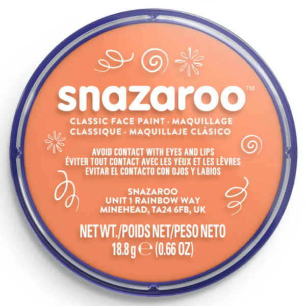Фарба для гриму Абрикосова Snazaroo Classic 18 мл, Apricot