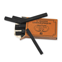 Пастель для литографии Charbonnel Lithography drawing 12 litho crayons, № 5 Мягкая арт 331135