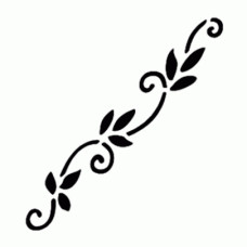 Трафарет Cadence бордюрный, серия K, 6х20 см, KI-01