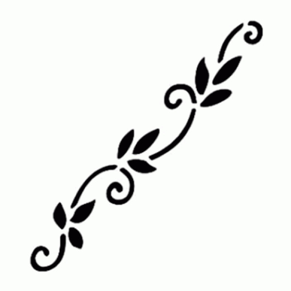 Трафарет Cadence бордюрний, серія K, 6х20 см, KI-01