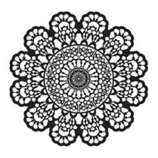 Трансфер білий Cadenсe Water Application Lace Transfer White 17х25 см