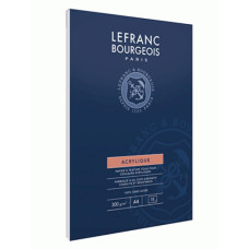 Альбом для акрилових фарб Lefranc Acrylic Paper Pad, А4, 300 г/м2 15 аркушів
