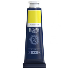 Краска масляная Lefranc Fine 40 мл, № 169, Lemon Yellow Лимонно-Желтый