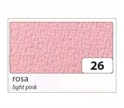 Картон Folia Tinted Mounting Board rough surface 220 г/м2, 50x70 см, №26 Світло-рожевий