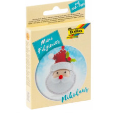 Набор из фетра для пошива мини фигурки Folia Mini felt sewing sets Санта