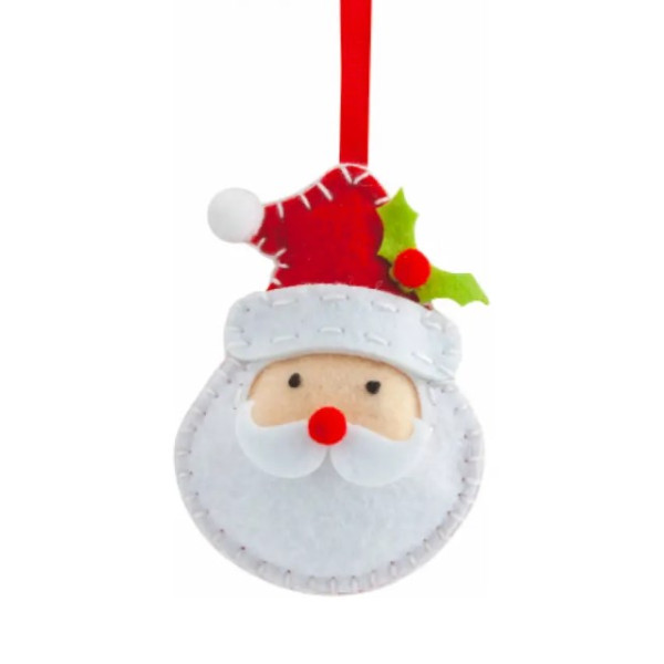 Набір із фетру для пошиття міні фігурки Folia Mini felt sewing sets Санта