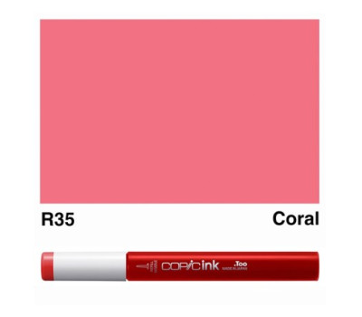Заправка для маркерів COPIC Ink, R35 Coral Кораловий, 12 мл