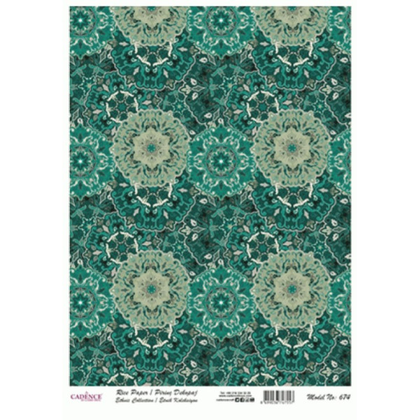 Декупажная карта на рисовой бумаге Rice Paper Decoupage Cadence, №474