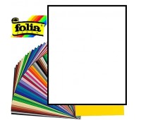 Двосторонній декоративний картон фотофон Folia Photo Mounting Board 300 г/м2,50x70 см №00 White Білий