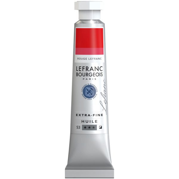 Краска масляная Красный хинакридон Lefranc Extra-Fine 40 мл, №384, S4, Quinacridone Red
