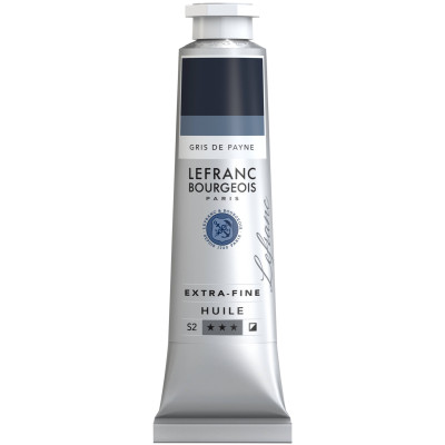 Олійна фарба Lefranc Extra Fine 40 мл №261 Paynes grey Сірий Пейна