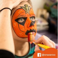 Набір ручок-кистей для гриму Snazaroo Brush Pen, 3x2 мл, оливковий, жовтий, коричневий