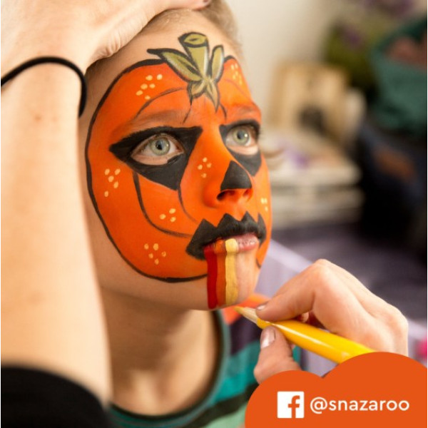 Набір ручок-кистей для гриму Snazaroo Brush Pen, 3x2 мл, оливковий, жовтий, коричневий