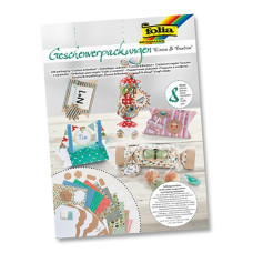 Набор для создания подарочной мини-упаковки Folia Gift Packaging Cushion Bonbon Подушки и Конфеты, 42 элемента