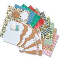 Набор для создания подарочной мини-упаковки Folia Gift Packaging Cushion Bonbon Подушки и Конфеты, 42 элемента