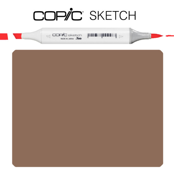 Маркер Copic Sketch E-47 Dark brown Темно-коричневий
