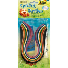 Набір смужок паперу для квілінгу Асорті 140пол.*04 см та 140пол.*08 см 345 см 13,0г/м2 Folia арт 94091282