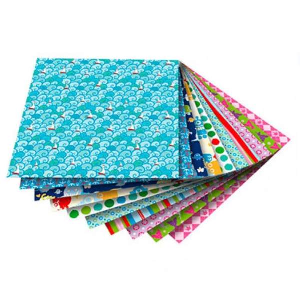 Набор бумаги для оригами Folia Kids, 20х20 см, 80 гр., 50 листов