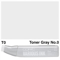 Чернила для заправки маркеров Copic Various Ink T-0 Toner gray Серый