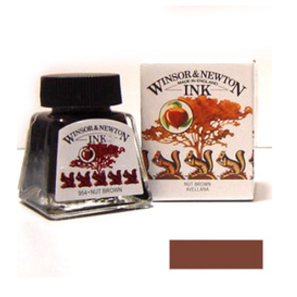 Туш художня Winsor Newton Drawing Inks 14 мл №441 Горіховий