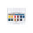 Набор акварельных красок Winsor Newton Cotman Half Pan HaLf Pan Studio Set, 12 шт + кисть