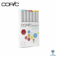 Набір спиртових маркерів Copic Sketch Set Perfect Primiries 6 шт