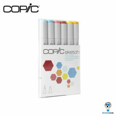Набір спиртових маркерів Copic Sketch Set Perfect Primiries 6 шт