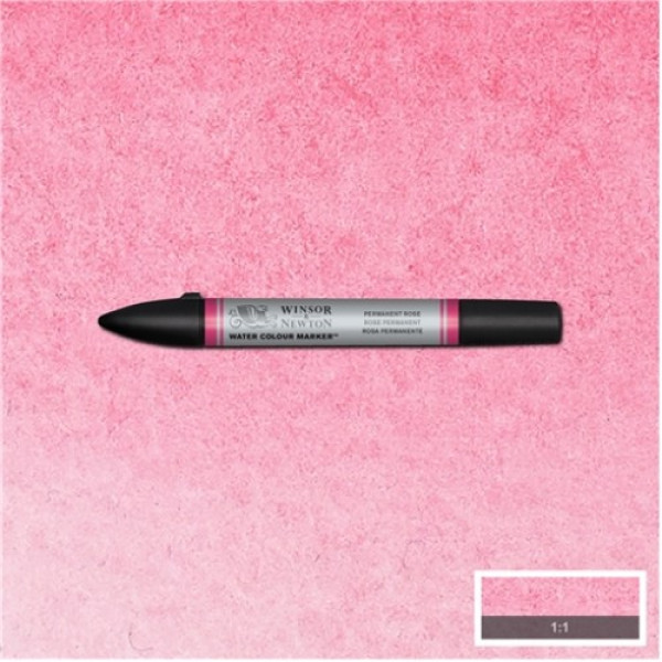 Акварельний маркер Winsor Newton №502 Permanent rose Рожевий перманент