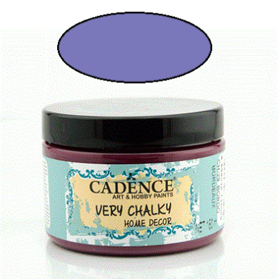 Меловая акриловая краска Cadence Very Chalky Home Decor, 150 мл, Лавандово-голубой