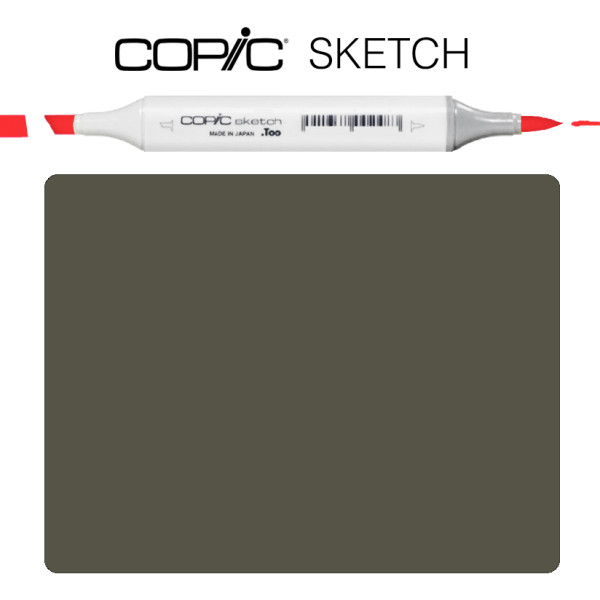 Маркер Copic Sketch W-9 Warm gray Теплий сірий