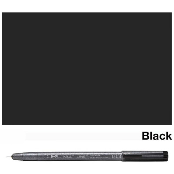 Мультилайнер Copic Multiliner 0,5 мм (не заправляється)