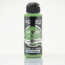 Універсальна акрилова фарба Hybrid Acrylic for Multisurfaces Cadence № 61, 120 мл, Clover Зелена конюшина