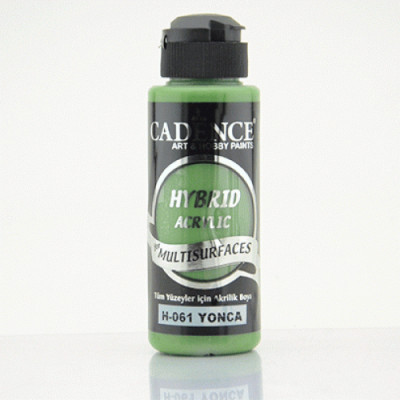 Універсальна акрилова фарба Hybrid Acrylic for Multisurfaces Cadence № 61, 120 мл, Clover Зелена конюшина