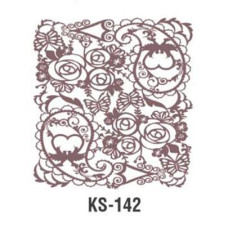 Трафарет серия Trendy Stensil Colection Cadence KS-142 25х25 см