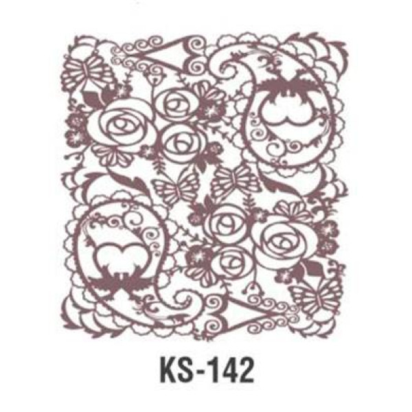 Трафарет серия Trendy Stensil Colection Cadence KS-142 25х25 см