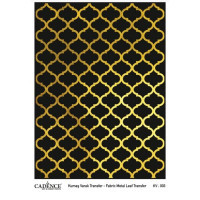 Трансфер универсальный Metal Leaf Background Fabric Transfer Cadence 29,742 G-003, Золото