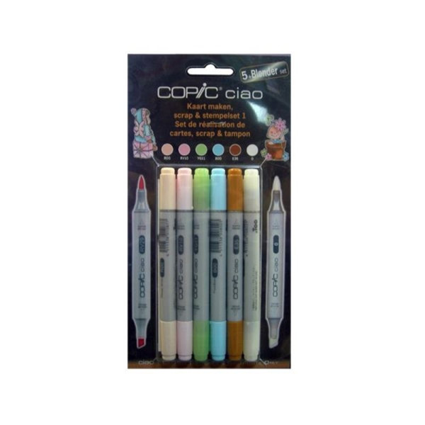 Набір маркерів Copic Ciao Scrap and Stamping Set 1 5+1
