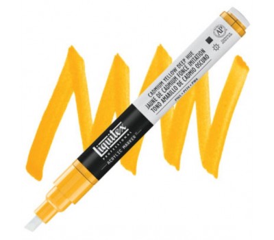 Акриловий маркер Liquitex, №163 Cadmium Yellow Deep Hue Кадмій жовтий глибокий