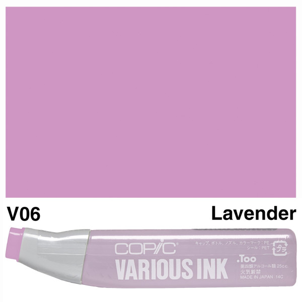 Чернила Copic Various Ink для маркеров V-06 Lavender (Лавандовий)
