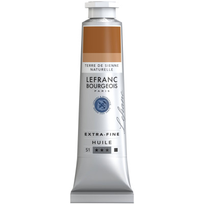 Олійна фарба Lefranc Extra Fine 40 мл № 482 Raw sienna Сієна