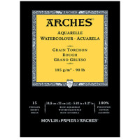 Альбом для акварели Arches Rough Natural White 185 г, 14,8x21 см, 15 листов