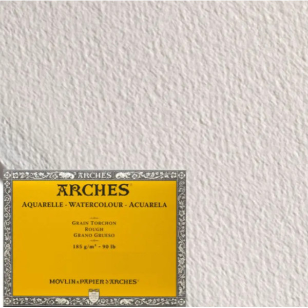 Альбом для акварели Arches Rough Natural White 185 г, 14,8x21 см, 15 листов