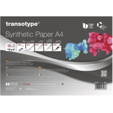 Синтетическая бумага для живописи спиртовыми чернилами Transotype Synthetic Paper А4, 150 г/м2, 10 листов