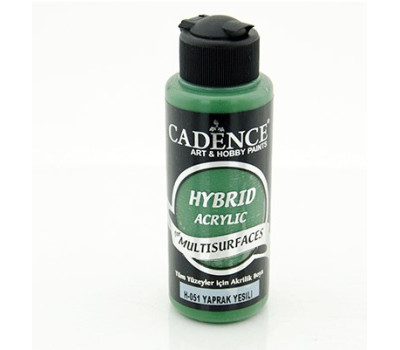 Акрилова фарба для всіх поверхонь Hybrid Acrylic Cadence № 51, 120 мл, Leaf Green Зелений лис